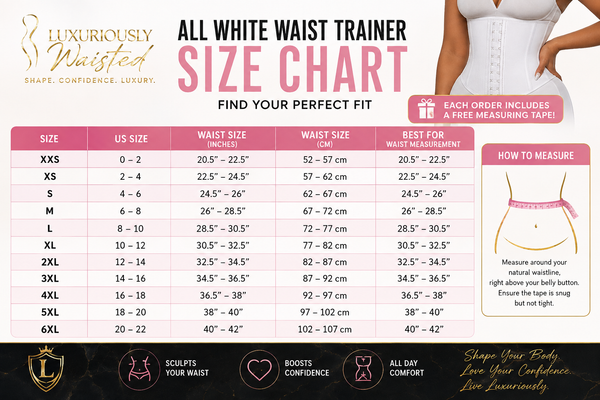 All White Waist Trainer